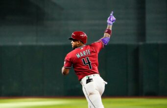 Ketel Marte, D-backs lideram os Braves no 10º.