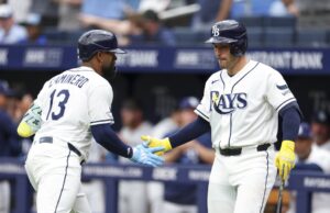 Os Rays derrotaram os Cubs em seu retorno ao Tropicana Field.