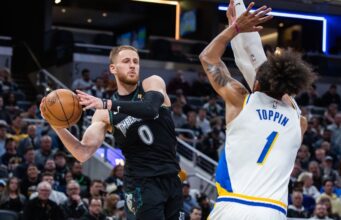 Os Timberwolves saíram de Schneid com uma vitória por 124-104 sobre os Pacers.