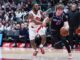 Scottie Barnes, Raptors passando pela bateria.