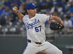 Os Royals se encontraram com o excelente veterano RHP Seth Lugo contra os Angels.