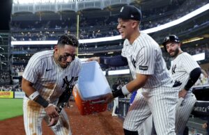 Jose Caballero, os Yankees venceram os Angels pela segunda vez na série.