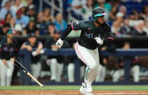 O escaldante segunda base se enfrenta enquanto Marlins e Giants se encontram novamente.
