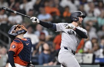Giancarlo Stanton (panturrilha) dos Yankees é considerado o dia-a-dia.