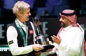 Os jogadores de sinuca estão insatisfeitos porque o Masters da Arábia Saudita cancelou apenas dois dos 10 eventos.