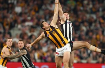 Oitava rodada da AFL de 2026, pontuações, resultados, probabilidades, estatísticas e horário de início no MCG em Melbourne
