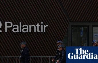 Milhares de pessoas pedem aos ministros britânicos que cortem relações com a gigante tecnológica norte-americana Palantir | Palantir