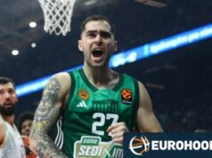 Panathinaikos: Toliopoulos substitui Grigonis no jogo 4 contra o Valencia.