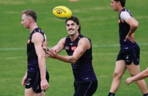 Murphy Reid, Josh Treacy, Pat Voss, Brennan Cox e Hayden Young notícias do treinamento do Fremantle Dockers