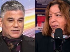 Lucas Bertro pede desculpas a Lizzy Tagliani ao vivo no Intrusos
