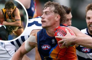 Harley Reid: O conselho disciplinar de Luke Hodge para a estrela dos Eagles antes de uma possível recuperação em Perth no próximo mês
