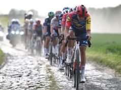 Famas Paris-Roubaix: Lucinda Brand colide com espectador.