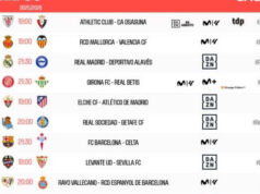 O Real Madrid recebe o Alavés na terça-feira, dia 21, e o Barça recebe o Celta na quarta-feira, dia 22, em sua 33ª partida da La Liga.