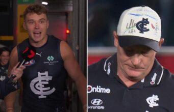 A mensagem de Patrick Cripps no intervalo saiu pela culatra quando Carlton caiu para outra derrota esmagadora em North Melbourne