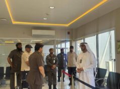 Al Marri visita o Aeroporto Internacional de Dubai e o porto terrestre de Hatta