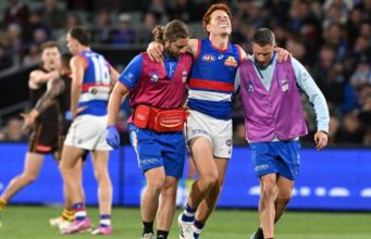Western Bulldogs machucados na derrota para Hawthorn