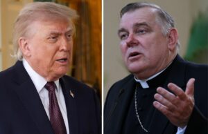 Arcebispo da Flórida fala sobre a rivalidade de Trump com o papa