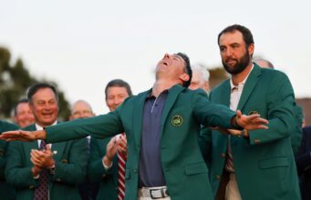 a história da jaqueta verde que os argentinos Angel Cabrera, vencedor em 2009, e Mateo Pulcini almejam
