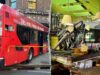 Acidente de ônibus em DC deixa três mortos e é enviado ao hospital após bater em restaurante