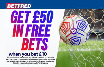 Ganhe £ 50 em apostas de futebol grátis ao se inscrever na Betfred