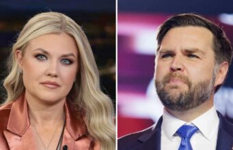 Erika Kirk ausente da aparição de J.D. Vance devido a ameaças