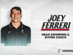 Cincinnati promove Joey Ferreri como treinador-chefe de natação