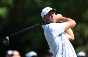 Scottie Scheffler sobe na tabela de classificação do Grandmasters após um início difícil.