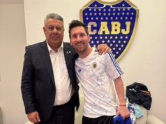 A mensagem de Chiqui Tapia após os amistosos da seleção argentina e a foto com Messi sorridente: “Vamos com tudo”