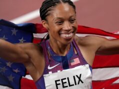 Ela volta a competir no atletismo aos 40 anos e com o sonho de se tornar atleta olímpica em Los Angeles em 2028