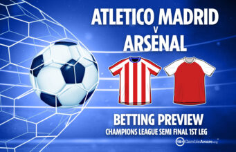 Antevisão, previsões, dicas de apostas e probabilidades para a primeira mão da semifinal da Liga dos Campeões entre Atlético de Madrid e Arsenal