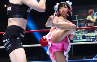 O lado “Real Chun-Li” Mona Kimura fez 4-0 em sua estreia no K-1