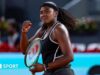 Baptiste salvou seis match points para surpreender Sabalenka no Aberto de Madrid.