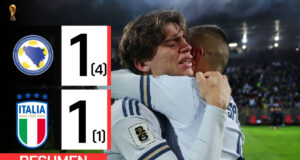 Bósnia 1 (4) – 1 (1) Itália