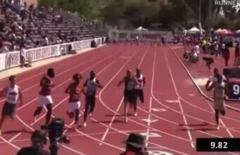 Australiano produz impressionante tempo de sprint de 100m