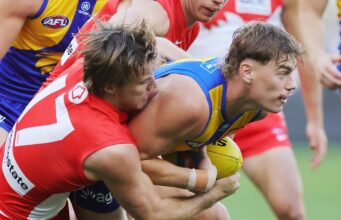 Harley Reid: Chad Warner de Sydney elogia o trabalho de marcação de James Jordan na estrela do West Coast Eagles