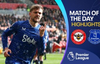 Dewsbury Hall marcou o empate tardio no empate do Everton em Brentford.