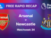 Correção rápida | MW34: Arsenal vs Newcastle