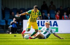 ADO Den Haag perto da liderança em Dordrecht O goleiro fez uma bela defesa para Bang Vlak.