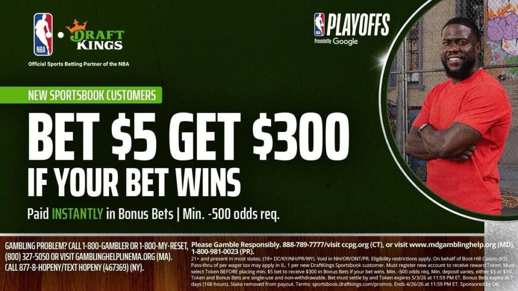Use o código promocional DraftKings para obter um bônus de $ 300 Hawks ...