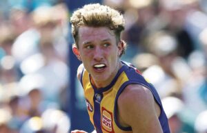O grande jogador da AFL, Matthew Richardson, diz que a Costa Oeste fez sua primeira escolha no draft na reconstrução