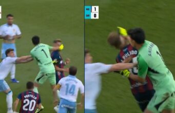 Esteban Andrada agrediu adversário após receber cartão vermelho e ser condenado a deixar a Espanha