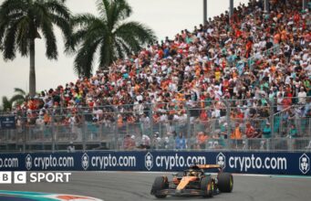 Tempos de treino, sprint, qualificação e corrida do Grande Prêmio de Miami, horários do Reino Unido, além de previsão do tempo