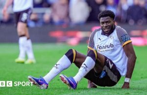 Patrick Agyemang: atacante americano do Derby fora da Copa do Mundo devido a lesão no tendão de Aquiles
