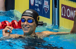 Gabby Rose, de 48 anos, compete no Fort Lauderdale Open