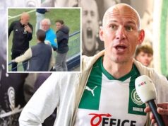 FC Groningen responde ao confronto entre Robben e Wilfred Genee: ‘Arjen não fez nada inapropriado’
