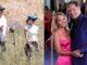 A estrela de ‘Baywatch’ David Hasselhoff foi flagrada caminhando com a esposa após férias ensolaradas