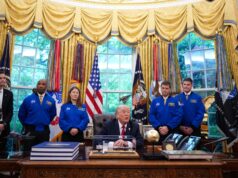 Trump convidou os astronautas da lua Artemis 2 para o Salão Oval. Aqui está o que aconteceu