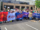 Ativistas em Portland protestam contra a guerra no Irã. Exercícios militares dos EUA nas Filipinas