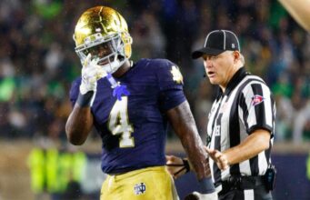 Jeremiah Love NFL Draft Odds: Como abordar as apostas no Notre Dame RB prop