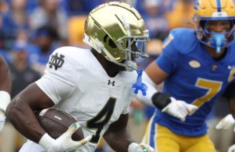 Probabilidades do NFL Draft 2026: Notre Dame RB Jeremiah Love adereços, probabilidades, melhores apostas